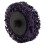 75 Peças 2 Polegadas 50mm Troca Rápida Tira Fácil e Discos Limpos Roxo para PreparaçãO de Superfície de RemoçãO de Ferrugem com 3 Suporte 6