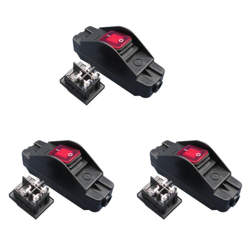 3X 30A 220V JR-617 Waterproof  Medium    Flat Round  Silver Contact Double Cut Dust-Proof