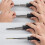 24 Pack Torx  Screwdriver Bit Set 1/4 Inch Hex Shank T5-T40 Star Screwdriver Tool Kit with 2 Pack Handle 6