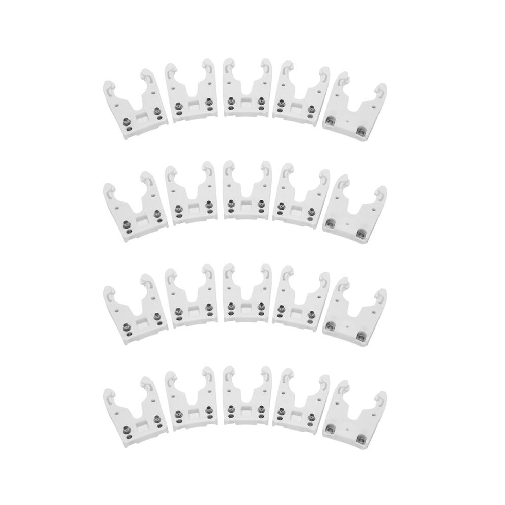 20Pcs/Lot Iso30 Tool Holder Clamp Iron+Abs Flame Proof Rubber Claw 6034088850657