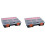 2X F-290 Portable Plastic Tool Parts Box Screw Storage Box Electronic Component Box Compartment Box Material Box 1