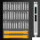 Portable Multi Functional Precision Electric Screwdriver Set with LED Light Rechargeable Cordless Electric Screwdriver A 4