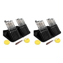 30PCS Acrylic Paint Brushes Set, Acrylic, Watercolor and Gouache Painting Brushes ForAmatures and Professional Painter