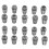 20Pcs ER20 Precision Spring Collet Set CNC Milling Lathe Tool ER20 Spring Collet Chuck 1