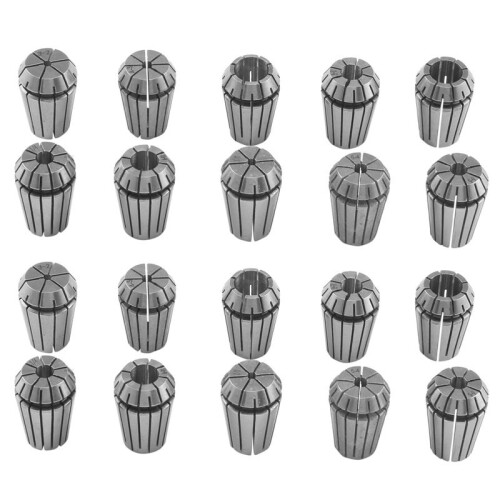 20Pcs ER20 Precision Spring Collet Set CNC Milling Lathe Tool ER20 Spring Collet Chuck