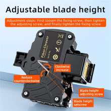 SAIVXIAN A3 Tumtec One-Step Knife Optical Fiber Cutter with Scrap Box Fiber Optic Cleaver Cutting Cold Fusion, Hot Melting