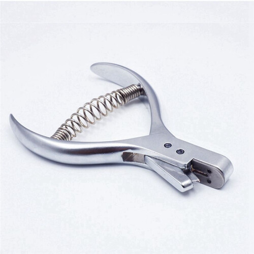 2X Garment Seam Pattern Notcher Pro Designer Tailors Steel Sewing Pliers Punch Maker Pattern Hole Notches Punch Tools 1