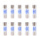 10X Multimeter 10 x 38mm 1000V 10A Cylinder Ceramic Fuse White 1