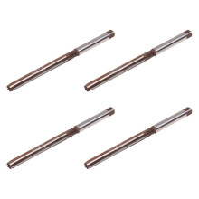 4X Alesoir A Main A 6 Flutes Longueur 3.3 Pouce de Tige Droite en Acier A Haute Vitesse 5 mm