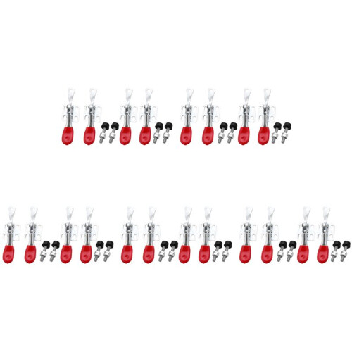 20 PCS 60 Lbs Antislip Covered Hand Tool Toggle Clamp Horizontal Clamp 201A 1