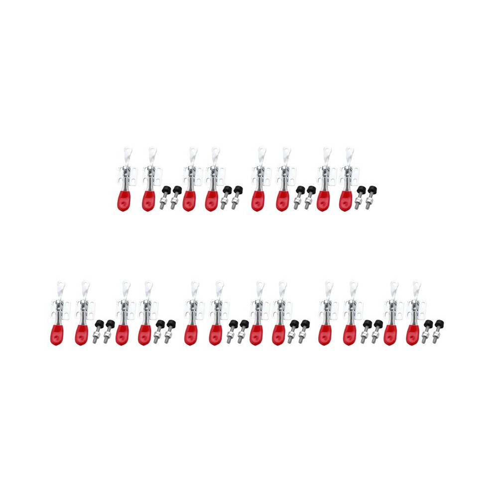 20 Pcs 60 Lbs Antislip Covered Hand Tool Toggle Clamp Horizontal Clamp 201A 6031535568073