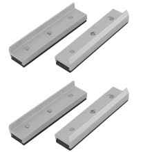 2X Magnetic Bench Vise Jaw Protect Cover with Universal Soft Vice Pads Covers Multi-Purpose Protector 5 Inch