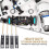 8 Pcs 1.5 / 2.0 / 2.5 / 3.0 mm Hex Screwdriver Set Titanium Hex Wrench Tool Set for Multi-Axis FPV RC Tool 6