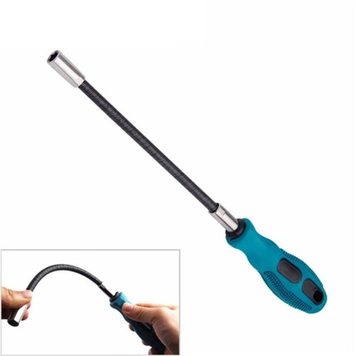 2pcs 7MM Socket Screwdriver Flexible Hex Flex Manual Socket Screw Driver Hand Tools 2