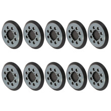 10pcs 5Inch Hook and Loop Replacement Sander Pad for -Fit DWE6421/6421K, DWE6423/6423K,DCW210B Random Track Sander