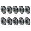 10pcs 5Inch Hook and Loop Replacement Sander Pad for -Fit DWE6421/6421K, DWE6423/6423K,DCW210B Random Track Sander 1