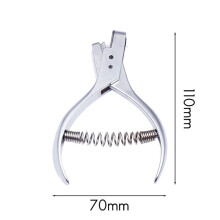 2X Garment Seam Pattern Notcher Pro Designer Tailors Steel Sewing Pliers Punch Maker Pattern Hole Notches Punch Tools