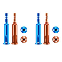 2X Wire Twisting Tools Hex Shank 1/4 Batch Connector and Cable Striper Wire Stripper and Twister, Power Tools