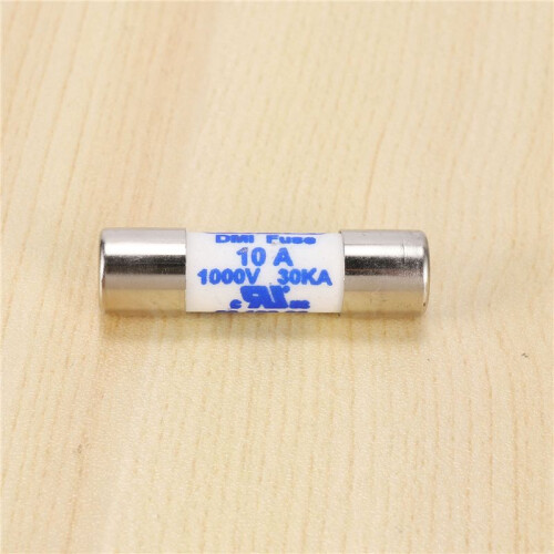 10X Multimeter 10 x 38mm 1000V 10A Cylinder Ceramic Fuse White 2