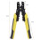 2 Pcs Crimp Tool Crimper Plier Wire Crimpers Adjustable Crimping Range for Cutting and Pressing Cables 7