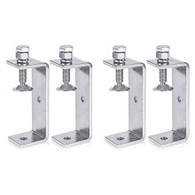 Metalen Klem Zwaar Uitgevoerde Klem C-Klem Houtbewerkingsklem met Brede Bekopeningen (100 mm), 4 Stuks