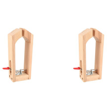2X Leather  Retaining Clip Wood Tools Hand Tool Set Table Desktop Stitching Sewing Lacing  Horse Clamp Tools