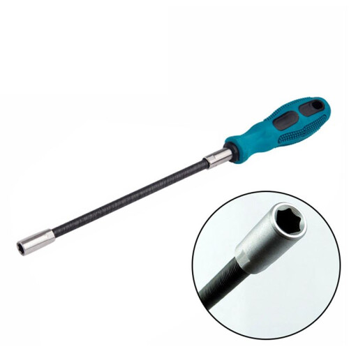 2pcs 7MM Socket Screwdriver Flexible Hex Flex Manual Socket Screw Driver Hand Tools 1