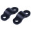 210Pcs Screws Mounted Arched Cable Clamp Clip Tie 21 x 7mm for 3mm Wire 3