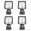 4X Luz de Trabalho LED de 4 Polegadas para Bateria de 18V Luz de LED para Loja Local de LED para Luz de Trabalho 1