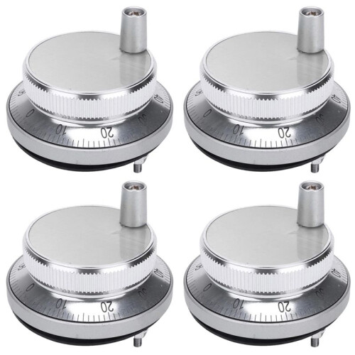 4X Hand Wheel Handle Kit 5V Manual Pulse Generator Cnc Machine Tool Rotary Encoder Electronic Hand Wheel,60mm