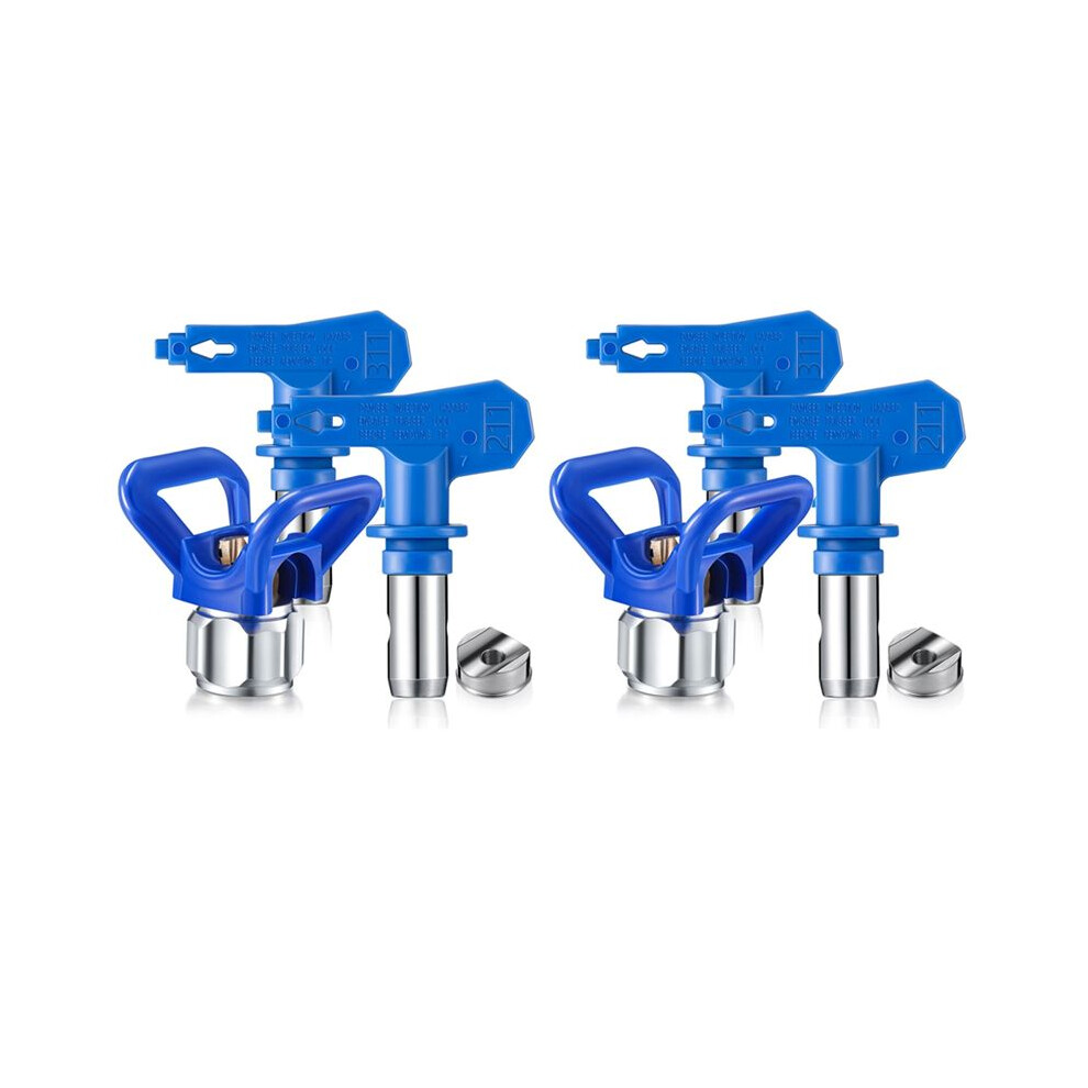 6 Pieces Spray Tips Airless Paint Sprayer Tip Guard Nozzle Replacement For Airless Spray Paint Tip Nozzle(211,311) 6032537375690