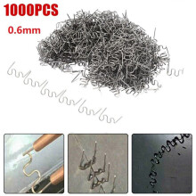 2000Pcs 0.6mm S Wave Staples for Car Bumper Bodywork Plastic Stapler Repair Kit 0.6mm Wave Staples Soldering Tools