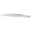 5 Pcs 5.9 Inch Long Silver Tone Bent Curved Tip Tweezers Forceps Plier Hand Tool 5