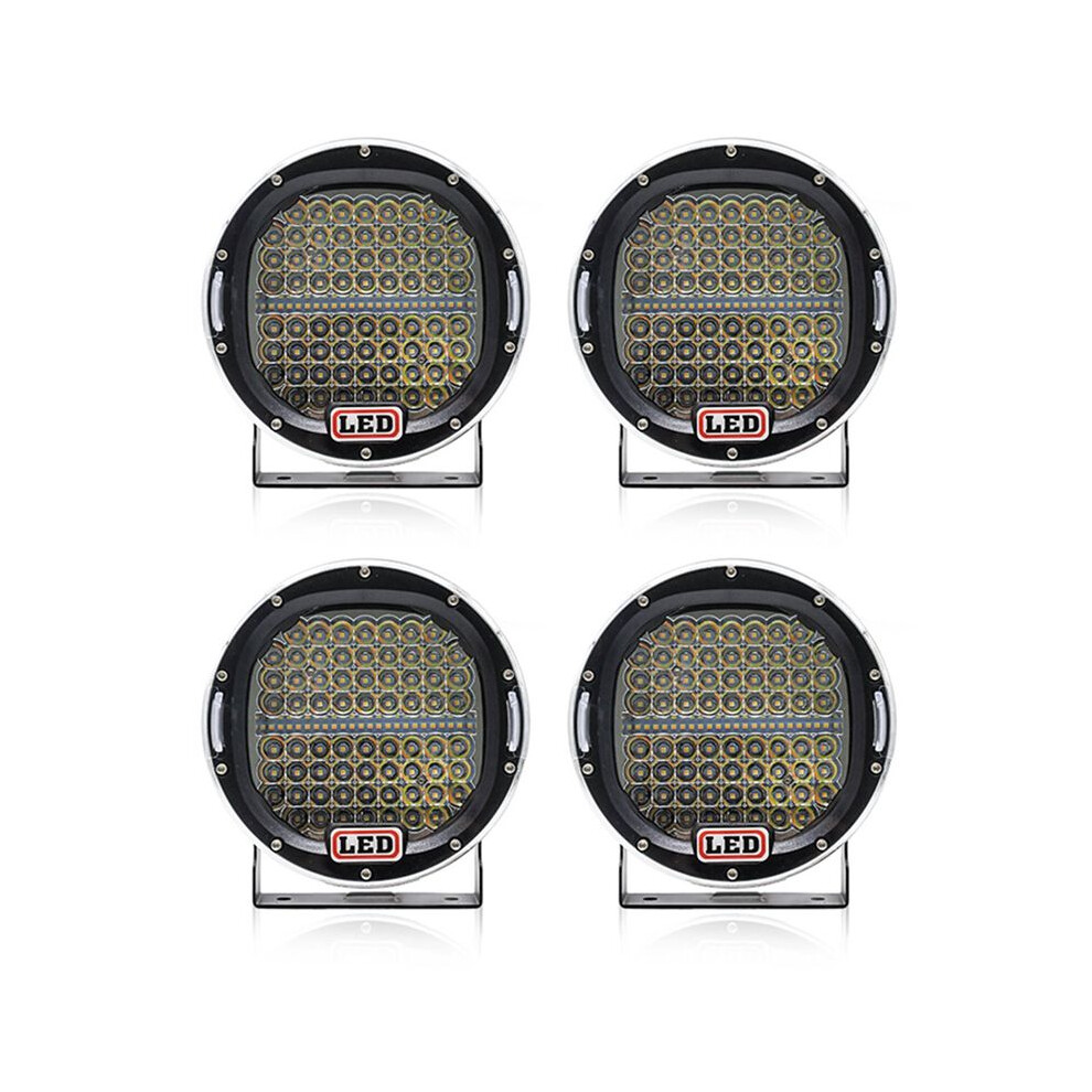 4X 7 Inch 300W Offroad Led Work Bar +, Round Spot Car Work Lamp For Truck 4Wd 4X4 Atv Utv Suv Light/White/Amber 6031119657391