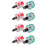 4X  Short Stubby  Slotted Screwdriver Set 1