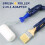 3X Flexible Paint Brush Extender Multi-Angle Portable Paint Roller Extension Clamping Tool for Threaded & Locking Poles 3