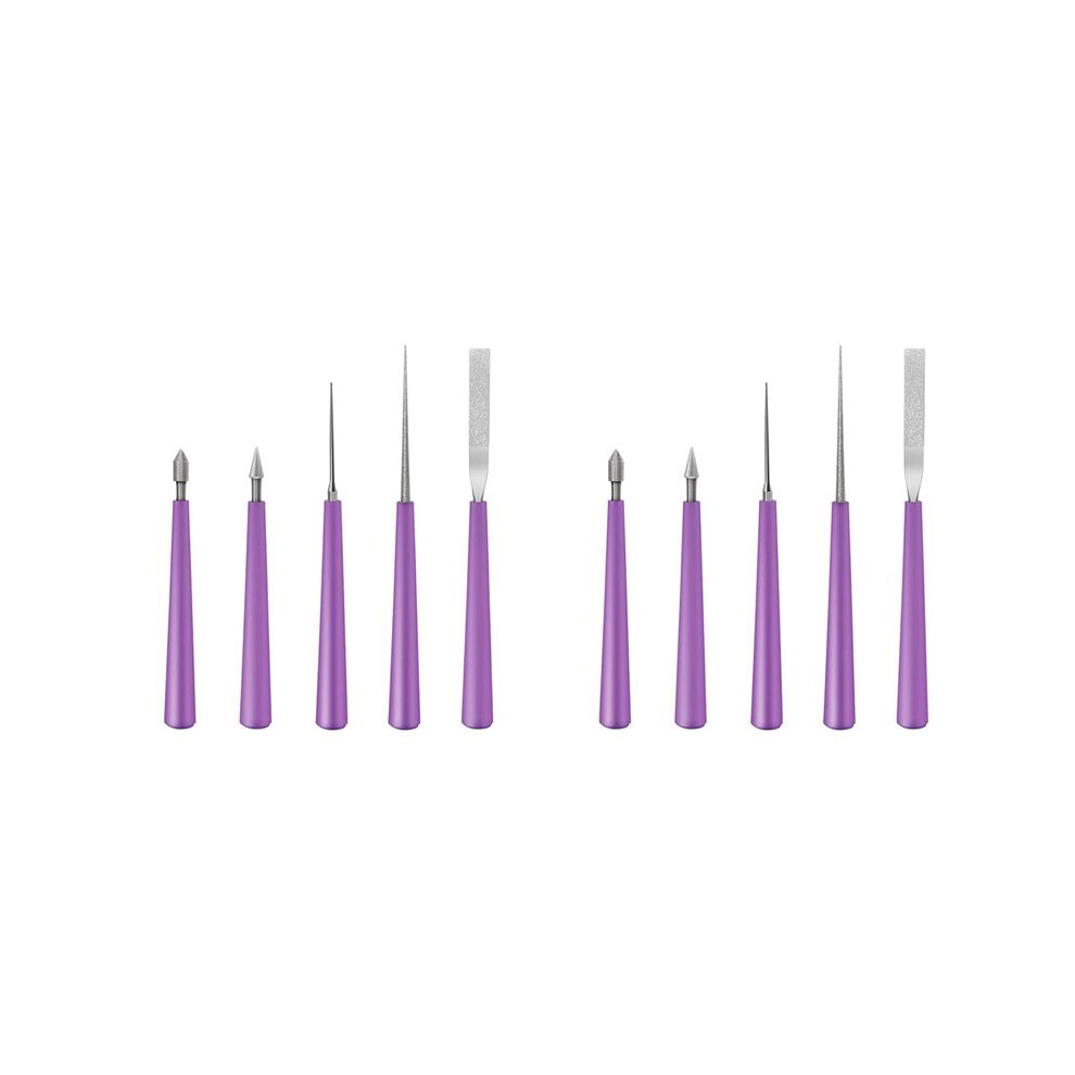 10Pcs Bead Reamer Set Diamond Tipped Bead Reamer Beading Hole Enlarger Tool For Glass Plastic Metal Wood Beads 6034189263776