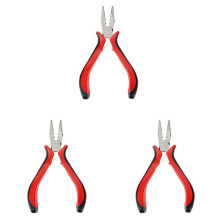 3 Pack 45 Steel Jewelry Bead Crimper Tools Crimping Press Plier for Jewelry Making Red