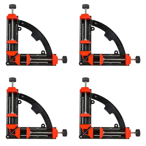 4X Woodworking Angle Clamp 30-90 Degrees Adjustable Home Right-Angle Fixing Tool Right-Angle Clamp