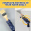 3X Flexible Paint Brush Extender Multi-Angle Portable Paint Roller Extension Clamping Tool for Threaded & Locking Poles 6