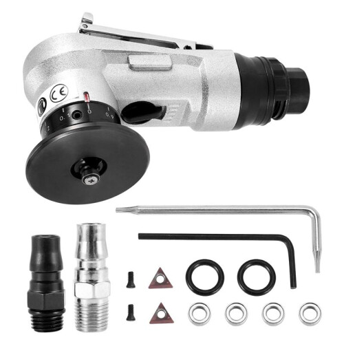 6X Manual Pneumatic Chamfering Machine, Linear Chamfering Tools, 45 Degree Metal Trimming Arc Corner Deburring Kit 2