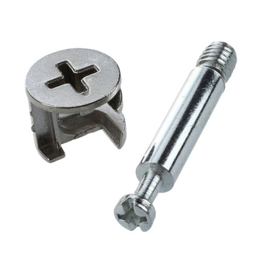 Encaixe de Came para MóVeis com Cavilha e Porca Pré-Inserida (Conjunto de 25) 2