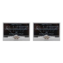 2X VU Meter 12-16V Pannello Analogico Misuratore di Livello Audio Retroilluminazione Blu Nessun Driver Necessario per Amplificatore di Potenza