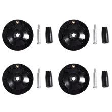 4X Handwheel with Rotating Handle, 10 X 80 mm