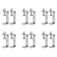 Metal Clamp Heavy Duty Clamp C Clamp Woodworking Clamp with Wide Jaw Openings (100MM), 12PCS