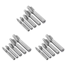 15Pcs HSS Counterbore End Mill M3-M8 Slotting Tool Milling Cutter Countersink End Mills