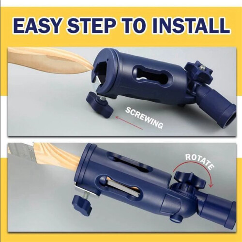 3X Flexible Paint Brush Extender Multi-Angle Portable Paint Roller Extension Clamping Tool for Threaded & Locking Poles