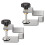 Drawer Front Installation Clamps, 6PCS Stainless Steel Cabinet Installation Clamps Tools for Drawer Front Panel 4