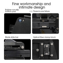5X Fiber Cleaver AUA-6C Kabel Snijmes FTTT Glasvezel Mes Gereedschap Cutter High Precision Cleavers 16 Surface Blade