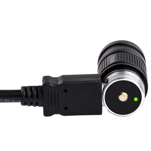 MINI2 CA18-3X 220 Lumens 2-Mode  USB Charging LED Flashlight+1X10180 2